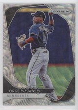 2020 Panini Prizm Tier II Blue Wave Prizm 6/60 Jorge Polanco #105 1u6
