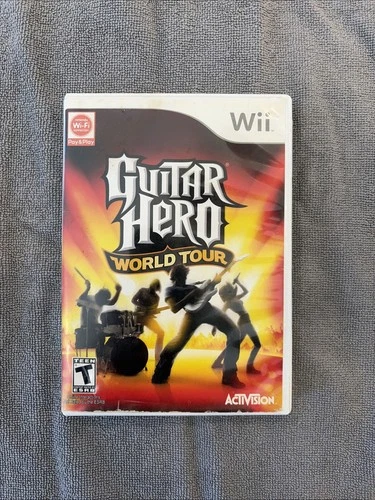 Guitar Hero: World Tour (Nintendo Wii, 2008) Game Disc only