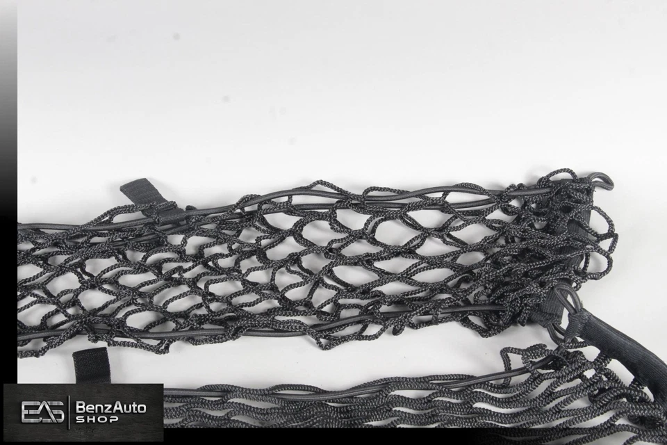 Juego de 3 redes de carga para maletero Mercedes R230 SL55 AMG SL500 negras OEM Foto 3 de 4