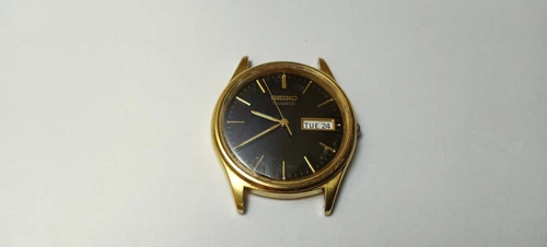 VINTAGE SEIKO 7N43-8A39...REPAIR...BLACK DIAL...PLS READ
