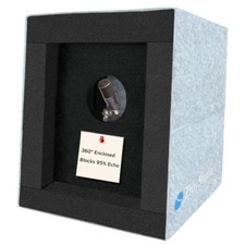 Foldable Microphone Isolation Shield for Enclosed Vocal Booth