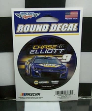 CHASE ELLIOTT #9 NAPA 2025 NASCAR RACING WINCRAFT 3" ROUND DECAL STICKER