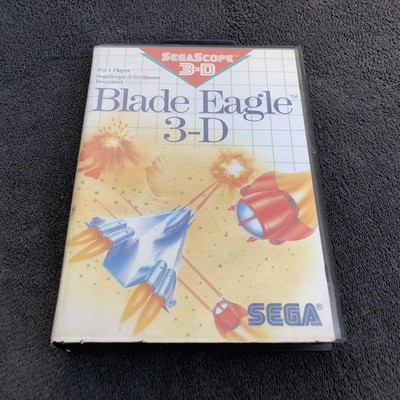 SEGA Master System Blade Eagle 3-D PAL In Sehr Gutem Zustand