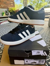 adidas Grand Court 00s K Low Top Sneaker Unisex Kids 4 Navy/White