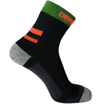 DexShell wasserdichte atmungsaktive flexible tief geschnittene Laufsocken für Herren - orange - XL