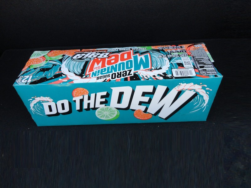 ⛰️ MOUNTAIN DEW Set of 12 Aluminum Cans DO THE DEW New in FACTORY SEALED Package