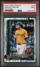 2025 TOPPS UPDATE HOLO FOIL #276 MARCELO MAYER ROOKIE RC PSA 9