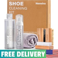 Shoe Cleaner Kit For Sneaker - 8.5 Oz Shoe Cleaning Kit With Shoe Brushes