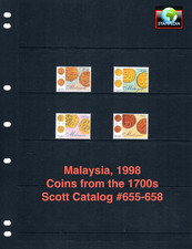 $1.85 Scott Value - 1998 MALAYSIA Vintage Coins Numismatics CV MNH NH UMM
