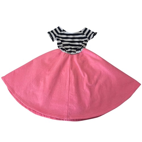 Girls 50s Soda Shop Sweetie Halloween Costume Dress Up Poodle Skirt Size 8/10 - Picture 6 of 7