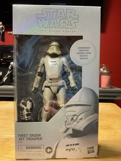 Hasbro E8442 Star Wars 6in Black Carbonized Jet Trooper Action Figure