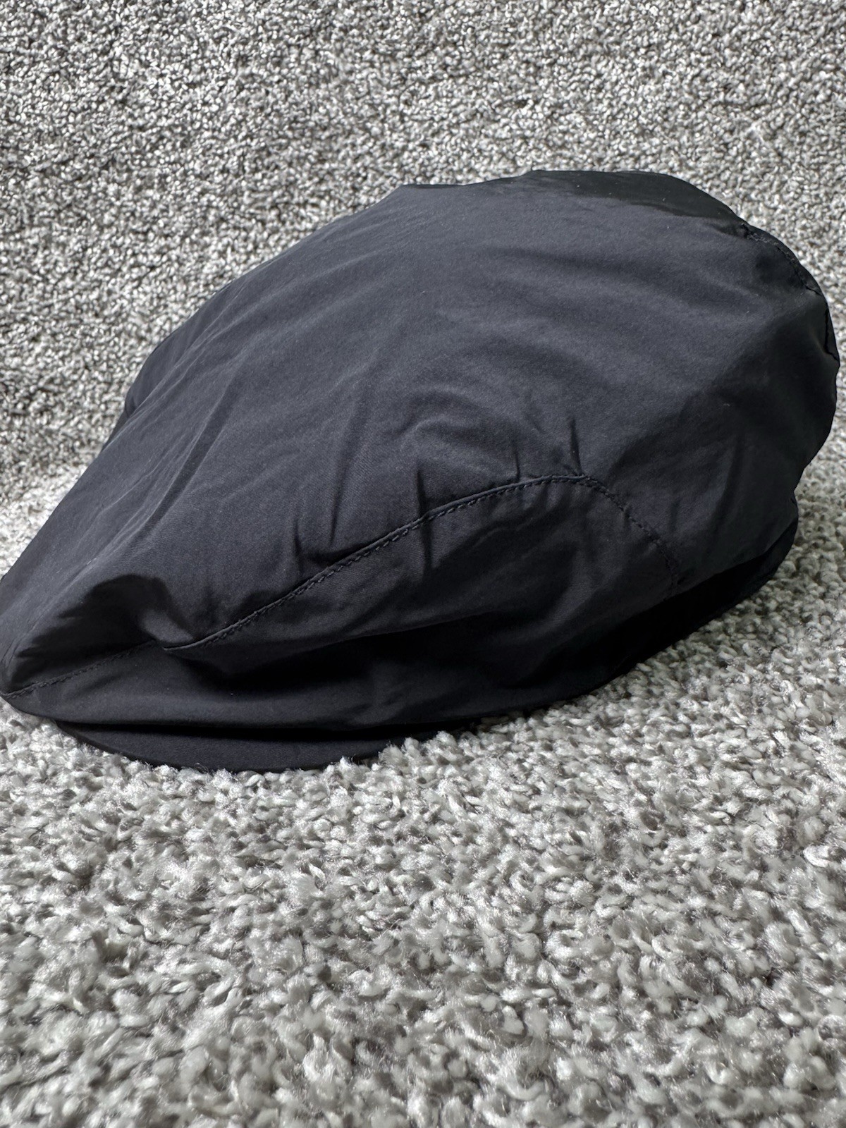 Weatherproof Flat Cap Size Large Black Newsboy Ca… - image 1