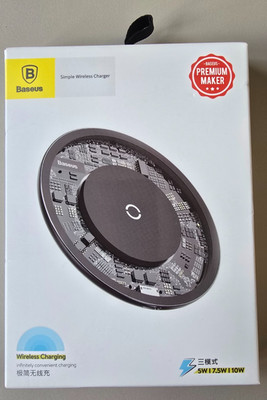 Baseus Wireless Ladestation BSWC P10   Qi Charger   neu & OVP