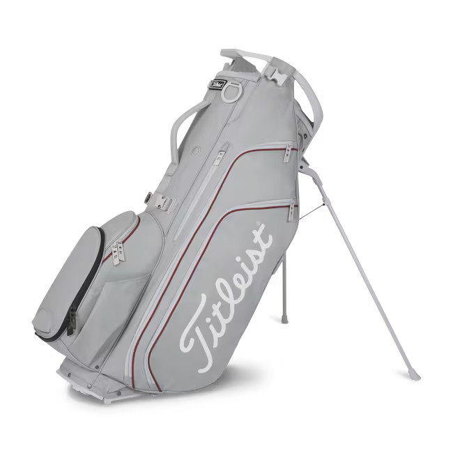 Brand New 2026 Titleist Hybrid 14 Stand Bag Cool Gray/ Crimson/White