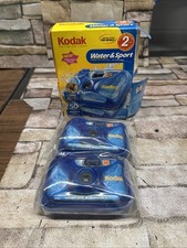 Kodak Max Water  Sport One-Time Use Cameras 2 Pack NEW Open Pack