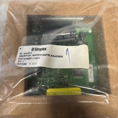 NEW SIMPLEX 4905-9815 SMART SYNC ADAPTER MODULE  