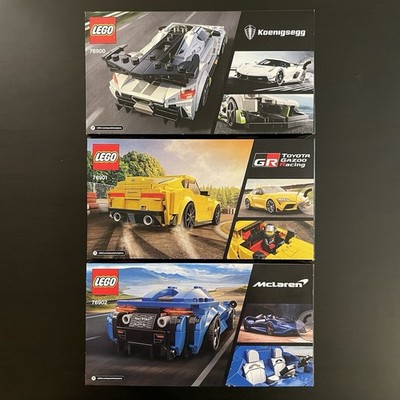 LEGO Speed Champion 76900 Koenigsegg Jesko 76901 Toyota Supra