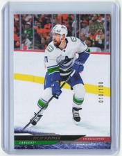 2024-25 Upper Deck UD Exclusives #632 Filip Hronek 010/100 Vancouver Canucks