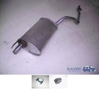 Auspuff Endtopf + Anbauteile für Renault Twingo 1.2 16V 2001-2007