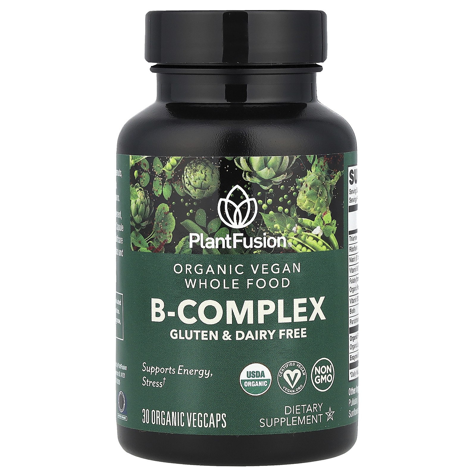 Organic Vegan B-Complex 30 Organic VegCaps 4390₽