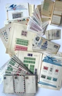 Bulk US Stamp Collection 1000 Items –1940s Blocks, Covers & Singles White Ace