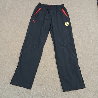 Puma Scuderia Ferrari Men's Black Size Small Sweatpants 28x32 Elastic Waist