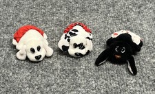Pound Puppies Valentines Mini 2.5" Plush Stuffed Animals Galoob Rare HTF
