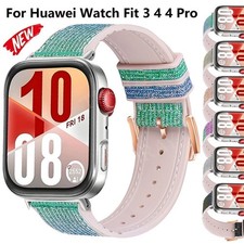 For Huawei Watch Fit 3/Fit 4/4 Pro Replacement Sport Silicone Wirst Band Strap
