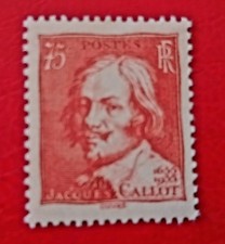 Timbre France Neuf **1935- YT 306- Jacques Callot.