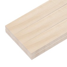 6pcs Wood Sticks, 3/8"x 1.2" x 12" Rectangle Wooden Cube for DIY