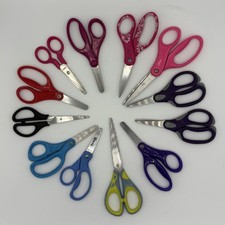 12 EXCELLENT Used KIDS School Scissor LOT Mainly FISKARS, Academic  Unbranded