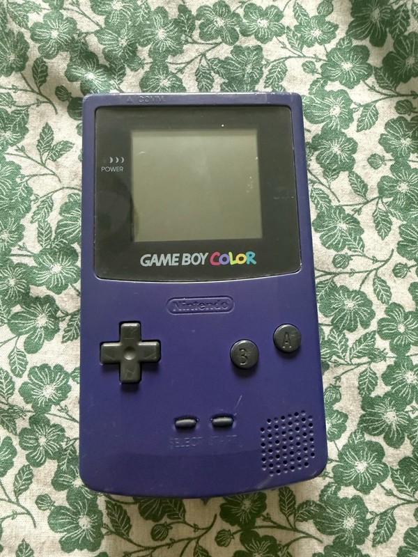 Gameboy Colour Atomic Clear Purple Handheld Game Console Rare Retro Gaming