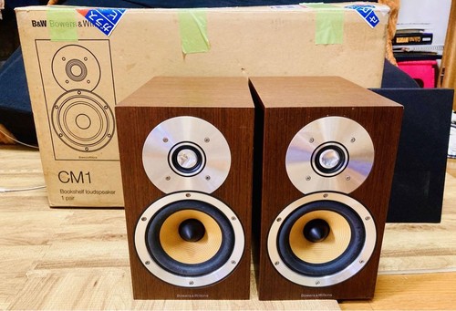 Bowers&Wilkins B&W CM1 MW coppia altoparlanti da scaffale home cinema altoparlanti principali - Foto 10 di 10