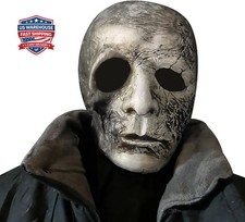 Halloween Skull Mask for Adults, Natural Latex Horror Full Head Mask for Hallowe