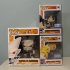 Funko Pop Vinyl Super Yi-Shinron Super Saiyan Trunks Goku Yardrat LOT OF 3 NEW