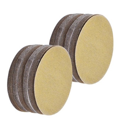 100 Pack 6'' DiscsHook Loop Pads Sanding Disc Flocking 320 Grit NO-Hole