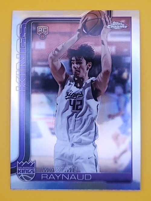 2025-26 Topps Chrome Maxime Raynaud #293 Refractor RC Kings
