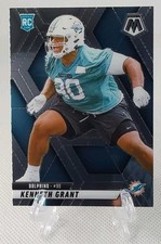 🏈2025 mosaic KENNETH GRANT (rookie) football card #351🏈 *Dolphins* *Michigan*