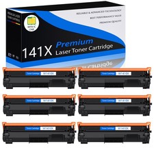 6PK 141X Toner Cartridge W1410X Compatible for HP Laserjet MFP M139w M140w M110w