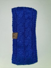 Winter Headband Ear Warmer Women Blue One Size New Never Used