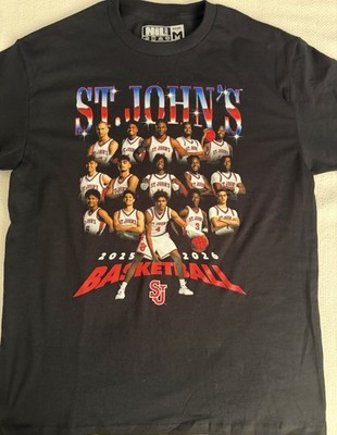 ST JOHNS BASKETBALL SHIRT MEDIUM MENS TEAM 2025-2026 RED STORM QUEENS NY BLACK