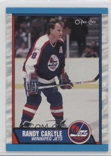 1989-90 O-Pee-Chee Randy Carlyle #291 0a4