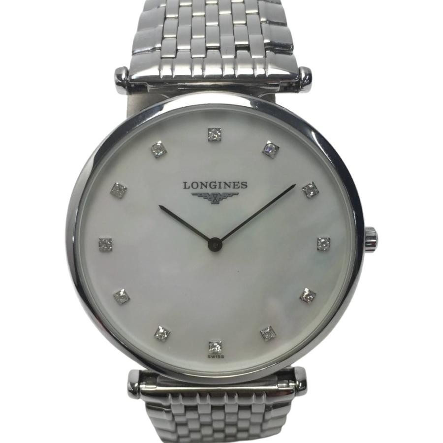LONGINES La Grande Classique de 12P Diamond L4.755.4.58.6 Quartz Mens From JAPAN image 2