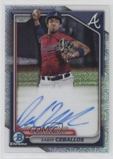 2024 Bowman Chrome Mega Box Prospect Mojo Sabin Ceballos #BMA-SC Auto 1u6