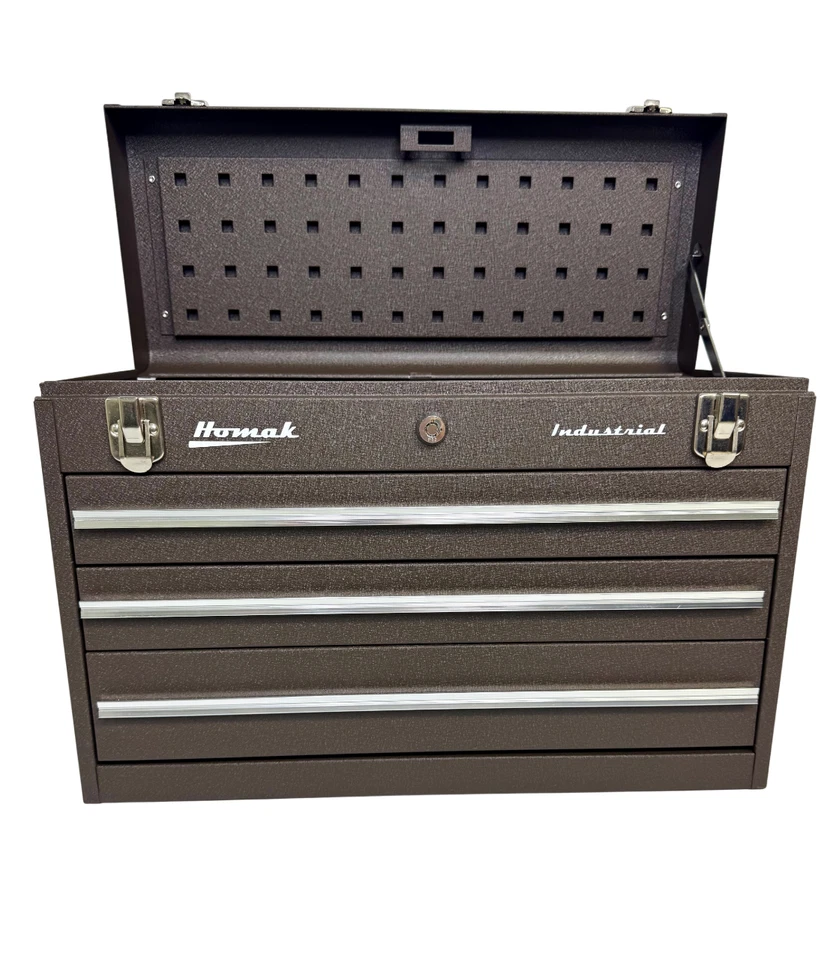 Portable toolbox 20″ Industrial Three-Drawer Friction Toolbox - Image 4 of 4