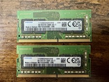 Samsung 8GB PC4-25600 DDR4-3200 SODIMM Memory M471A1K43DB1CWE . 16 Gigs Total