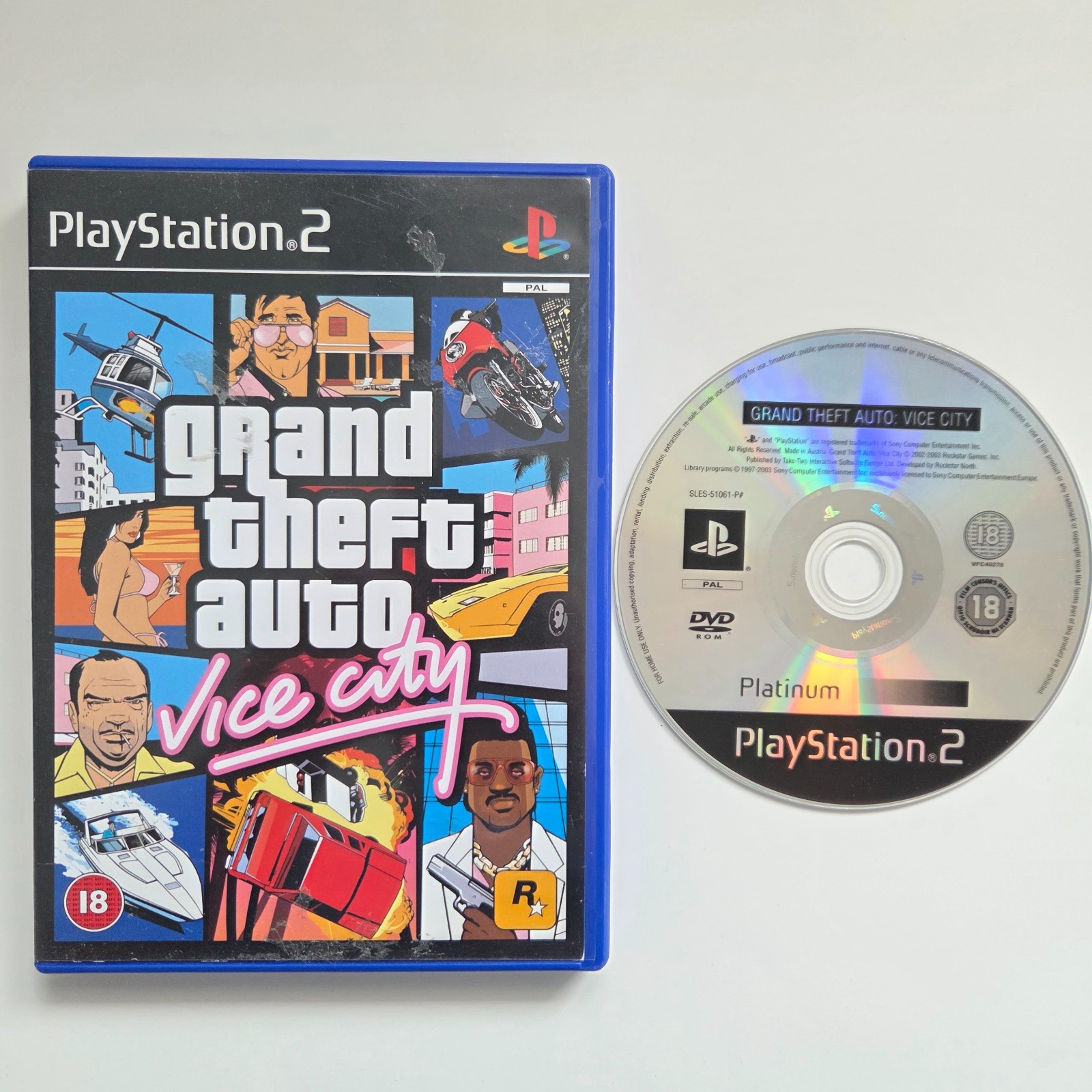Grand Theft Auto: Vice City PS2 No Manual Tested 🎮 Multibuy Deal