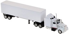 New Ray Kenworth W900 Plain White Unmarked 1/43 15843,Contemporary Manufacture
