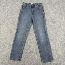 Levi's 721 High Rise Skinny Jeans Women's Size 26 Actual W24xL23.5 Blue Denim