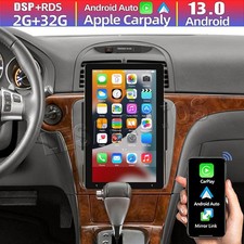 10 Rotatable Car Radio Stereo For Saturn Aura 2007-2009 Android 13 Gps Carplay